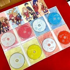【 アニメ とらドラ！】DVDボックスセット　期間限定版　1巻～8巻 全25話　特典DVD付属　現状品の画像