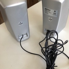 【お取引中】PC用スピーカー　BSSP2BUシルバーの画像