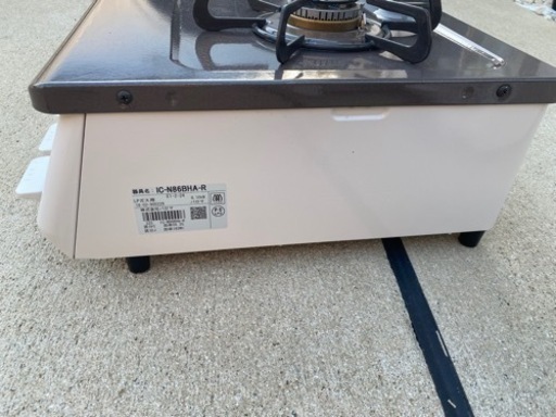 美品 Paloma　LP ガスコンロ　IC-N86BHA-R 2018年製 