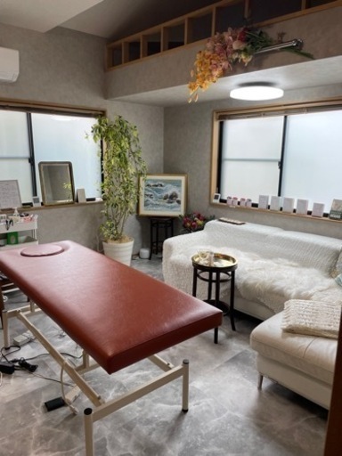 白　本革　ソファ