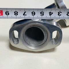 ★社外未使用品★　希少　低排気量バイク対応　インテークマニホールド　 エンジン側回転式　インマニ　アルミ削り出しの画像