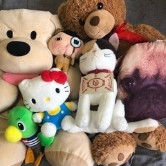 ぬいぐるみ7点(中古品)
