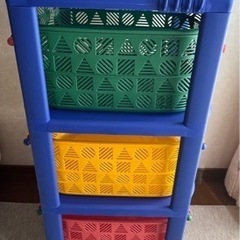 おもちゃ箱　引き出し収納の画像