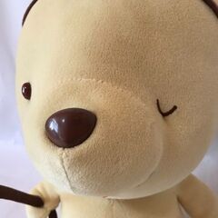 プーさんぬいぐるみＣ　　魚釣り　ウインク　全長約35ｃｍ　かわいい(*^_^*)の画像