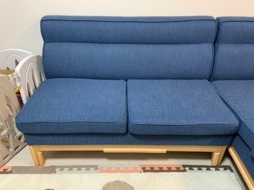 リビングダイニングソファ(約1年半使用)※取りに来ていただける方
