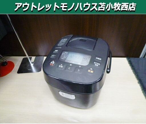 マイコンジャー炊飯器 3合炊き 2021年製 アイリスオーヤマ RC-ME30-B ブラック 炊飯ジャー キッチン家電 IRIS OHYAMA 苫小牧西店