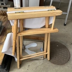 アウトドア用折りたたみチェアの画像
