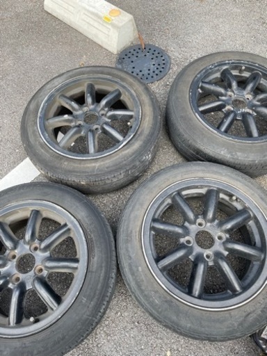 ブラックレーシング ホイール4本‼️