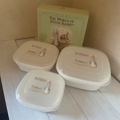 電子レンジ使用可能なプラ容器ピーターラビット