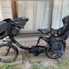 電動アシスト自転車、パスキス、ジャンク、バッテリー無し　前後子乗せ