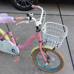 （購入者が決まりました）マイメロディ　女児向け自転車　（使用感あり）