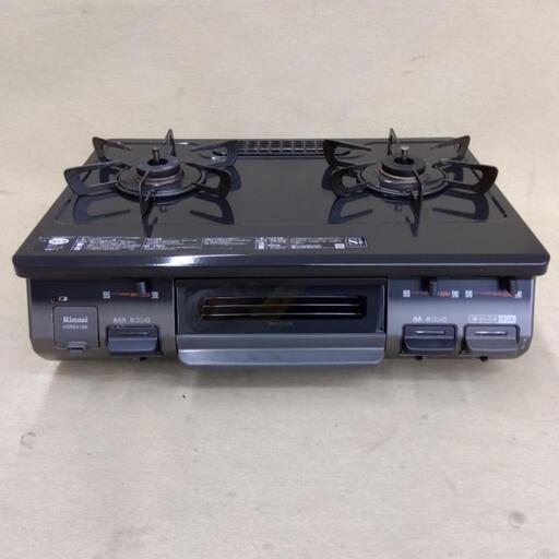 HJ461【中古】リンナイ ガステーブル KSR641BKL LPガス 2018年製