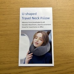 無料！ 未使用！ LUXSURE ネックピロー 首枕 まくら 携帯用 トラベル用の画像
