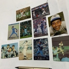 昭和レトロ、カルビープロ野球カード、長嶋茂雄、10枚セットの画像