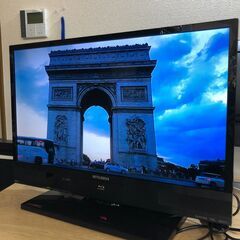 ２０１３年製　三菱 REAL 29型 LCD-A29BHR4 ブル-レイ&HDD内蔵 ブラック 液晶 テレビ 