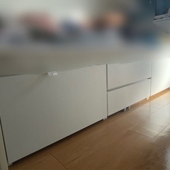 【売り切れ】収納付きシングルベッドフレームの画像