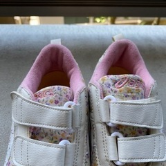 asics メキシコ ナロー MINI CT 3 ラベンダー×ホワイト19.5cm はぼ新品※まとめ買いでお値引きしますの画像