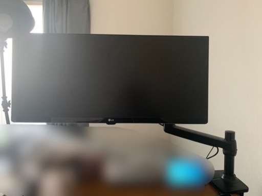 LG ウルトラワイドモニター& Amazon モニターアーム