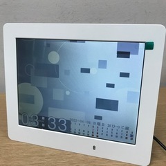 ☆値下げ☆ K2304-337 デジタルフォトフレーム(スリム) 8インチ DP15-80-WH 動作確認済 の画像