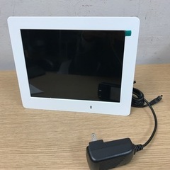☆値下げ☆ K2304-337 デジタルフォトフレーム(スリム) 8インチ DP15-80-WH 動作確認済 の画像
