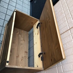 【あげます】収納付きベンチさしあげます。4/15までに取りに来れる方の画像