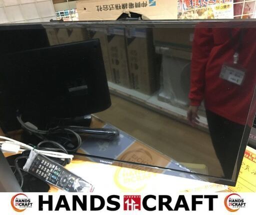 ハイセンス　32K30　液晶テレビ　2019年製　32インチ　リモコン付き　中古品　【ハンズクラフト宜野湾店】