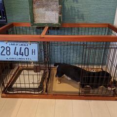 （商談中）木製ペットゲージ（小型犬用）
