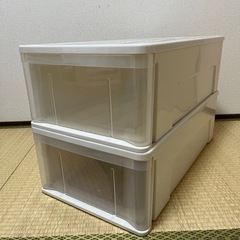 収納ケース　引出式　2個セット