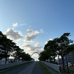 新都心公園でウォーキング♪