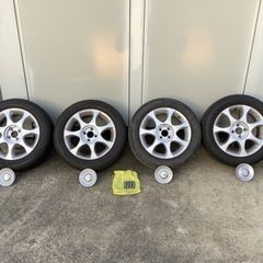 汚れてるけど美品✨エンケイ製 日産純正16インチアルミホイール＆...