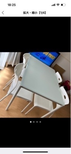 お渡し者決定！【8000円→5500円　ダイニングセット　ダイニングテーブル　椅子4脚\u0026テーブル
