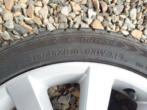 三菱純正中古ホイールサイルンタイヤ４本セット