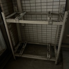 【お譲り先決定】エアコン室外機　架台　二台置き用
