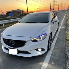 アテンザディーゼルセダン車検7年年１０月レーダーサポートリアウイング社外アルミ社外マフラーの画像