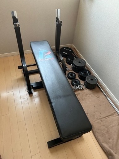 バーベル＋ダンベル2セット＋ハードベンチ