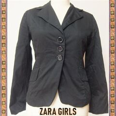 〇良品〇ZARA GIRLS　ジャケット　黒　♯12