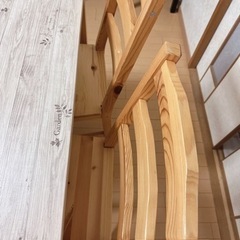 ダイニングテーブル　4人掛けチェア　セットの画像