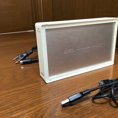 IOデータ製 外付け250GBハードディスクの画像