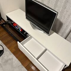 テレビ台 テレビボード TV台　白の画像