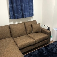 3人掛けソファー・美品の画像