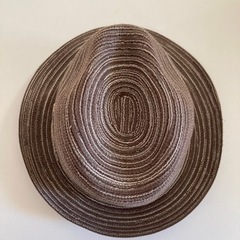 美品！ハット　中折れ帽　麦わら帽子　メンズの画像