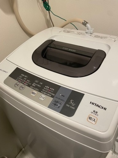 【美品/引取希望】HITACHI洗濯機5kg
