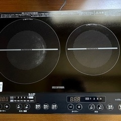 IHコンロ（2口）アイリスオーヤマ2021年製