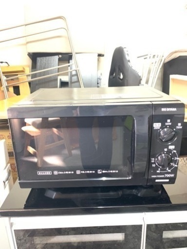 5km以内配送無料　保証付き　アイリスオーヤマ IRIS OHYAMA IMB-F183-6 [電子レンジ フラットテーブル 60Hz