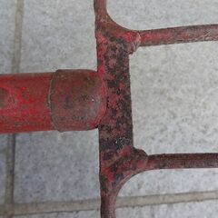 古い農業用フォーク　4本爪の画像