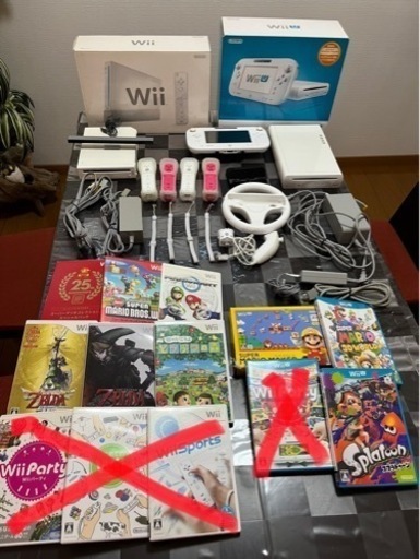 wii 本体&wiiU 本体＆ソフトまとめ売り