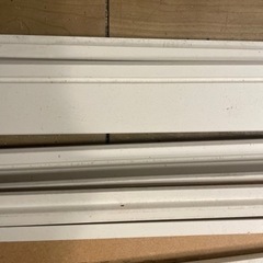2段巾木　白色　5本