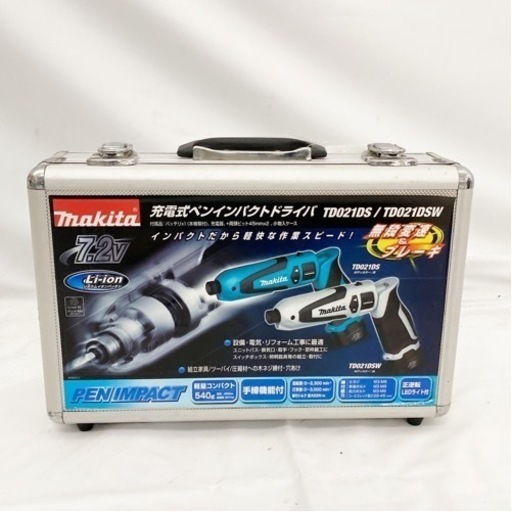 【美品】makita ペンインパクトドライバ TD021DSW マキタ
