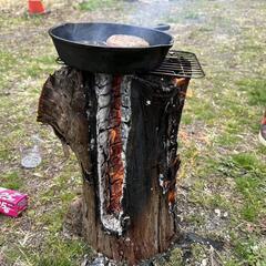 ランチBBQと焚火✨ - 友達
