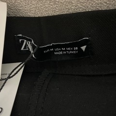 ZARA  フレアレギンスパンツ　ブラックの画像